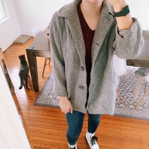 Vintage Gray Peacoat